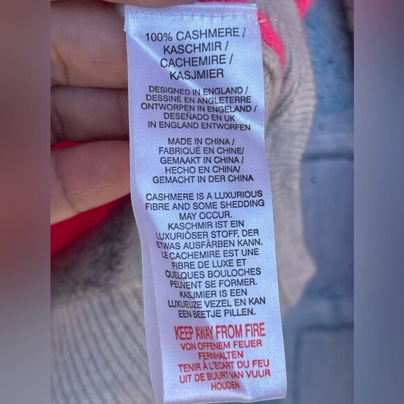 BRODIE CASHMERE METALLIC CAMO SWEATER SZ SMALL - Picture 6 of 7